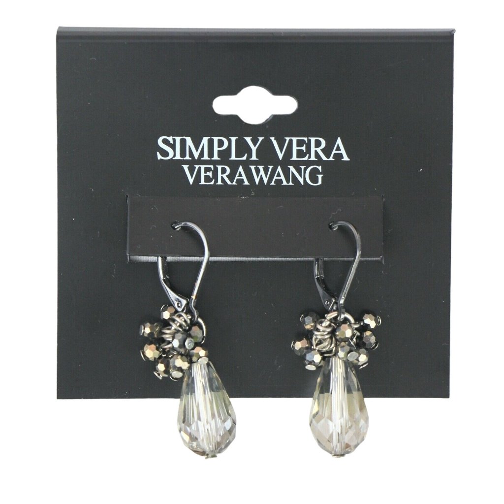 Simply Vera By Vera Wang Beaded Silver-Tone Dangle Earrings 14$